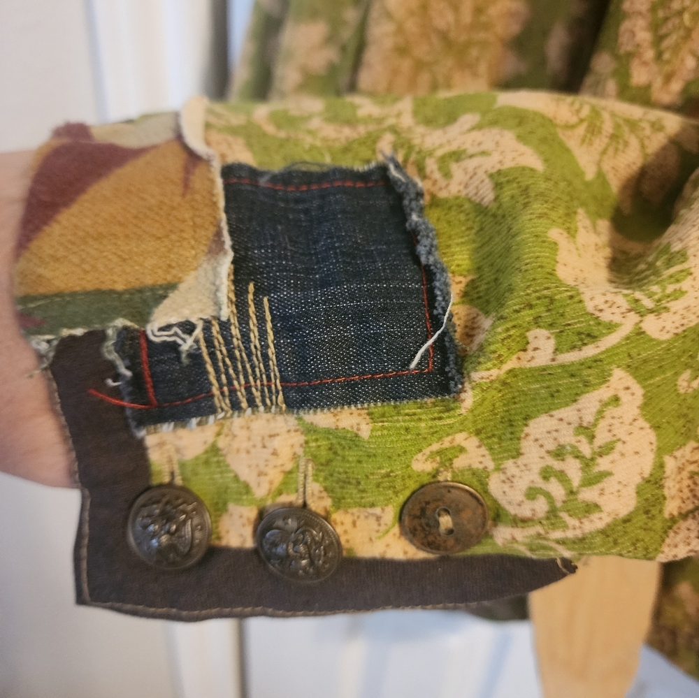 Double D Ranch Green Patchwork Jacket - Picture 8 of 15